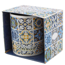 Load image into Gallery viewer, Traditional Portuguese Tile Azulejo Ceramic 12 oz. Coffee Mug