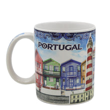 Load image into Gallery viewer, Traditional Portugal Aveiro Blue Ceramic Coffee Mug Gift Box