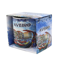 Load image into Gallery viewer, Traditional Portugal Aveiro Blue Ceramic Coffee Mug Gift Box