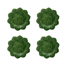 Load image into Gallery viewer, Bordallo Pinheiro Geranium Dessert Plate, Set of 4