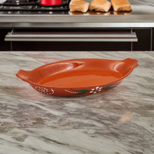 Load image into Gallery viewer, João Vale Portuguese Pottery Glazed Terracotta Clay Hand Painted Serving Platter