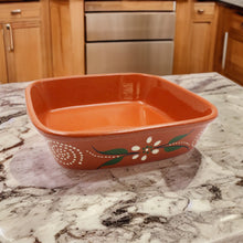 Load image into Gallery viewer, João Vale Hand-Painted Traditional Clay Terracotta Cooking Pot Square Roaster