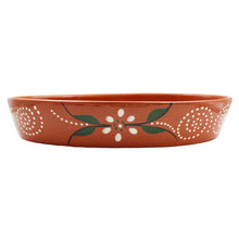 Load image into Gallery viewer, João Vale Hand Painted Traditional Clay Terracotta Oval Roaster