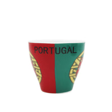 Load image into Gallery viewer, Portugal Themed Espresso Cup and Saucer Set, Set of 6