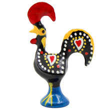 Load image into Gallery viewer, Set of 6 Traditional Hand-Painted Portuguese Good Luck Mini Roosters, 1.5"