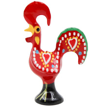 Load image into Gallery viewer, Set of 6 Traditional Hand-Painted Portuguese Good Luck Mini Roosters, 1.5"