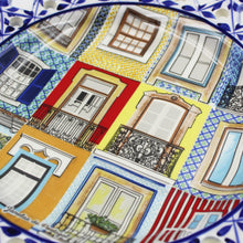 Load image into Gallery viewer, Hand-Painted Traditional Floral Portuguese Windows 11" Decorative Plate