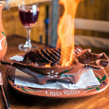 Load image into Gallery viewer, Hand-Painted Terracotta Pig-Shaped Sausage Roaster