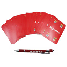 Load image into Gallery viewer, SL Benfica SLB Portuguese Soccer Deck of Cards and Pen Set