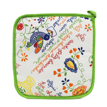 Load image into Gallery viewer, 100% Cotton Kitchen Apron, Oven Mitt and Pot Holder Set - Various Colors