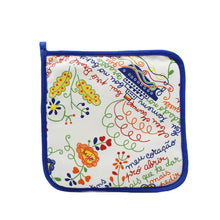 Load image into Gallery viewer, 100% Cotton Kitchen Apron, Oven Mitt and Pot Holder Set - Various Colors