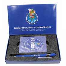 Load image into Gallery viewer, FC Porto FCP Portuguese Soccer Deck of Cards and Pen Set