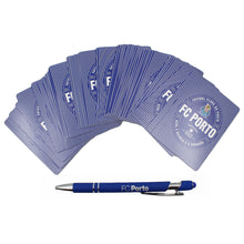 Load image into Gallery viewer, FC Porto FCP Portuguese Soccer Deck of Cards and Pen Set