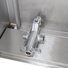 Load image into Gallery viewer, AISI 304 Stainless Steel Outdoor Sink with Foot Pedal, Handmade in Portugal