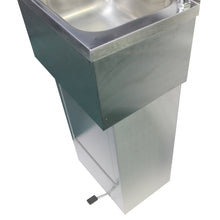 Load image into Gallery viewer, AISI 304 Stainless Steel Outdoor Sink with Foot Pedal, Handmade in Portugal
