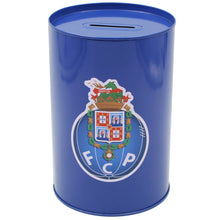 Load image into Gallery viewer, Official FC Porto Aluminum Piggy Bank with Porto Crest