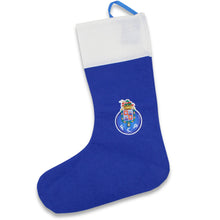 Load image into Gallery viewer, Official FC Porto Christmas Stocking - Blue Stocking with Porto Logo