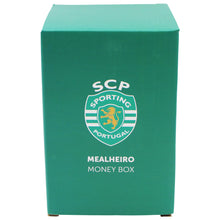 Load image into Gallery viewer, Official Sporting CP Aluminum Piggy Bank with Sporting Crest