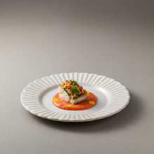 Load image into Gallery viewer, Costa Nova Cristal White Dinner Plate Set