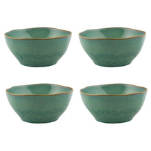 Load image into Gallery viewer, Casa Alegre Gemstone Jade 6.75" Bowl, Set of 4