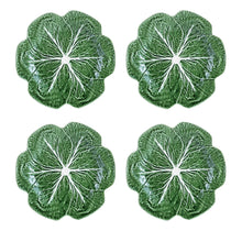 Load image into Gallery viewer, Bordallo Pinheiro Cabbage Green Dinner Plate, Set of 4
