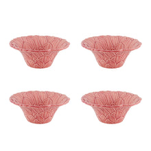 Load image into Gallery viewer, Bordallo Pinheiro Maria Flor Dahlia Bowl, Set of 4