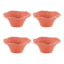 Load image into Gallery viewer, Bordallo Pinheiro Maria Flor Hollyhock Bowl, Set of 4