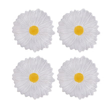 Load image into Gallery viewer, Bordallo Pinheiro Maria Flor Daisy Dessert Plate, Set of 4
