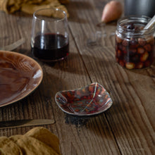 Load image into Gallery viewer, Costa Nova Riviera 4" Vigne Dip Dish Leaf Set