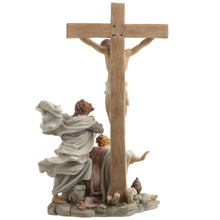 Load image into Gallery viewer, Crucifixion Scene Figurine – Jesus on the Cross with Mary, John & Followers