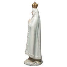 Load image into Gallery viewer, Our Lady of Fatima Figurine with Crown and Rosary