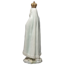 Load image into Gallery viewer, Our Lady of Fatima Figurine with Crown and Rosary