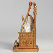 Load image into Gallery viewer, Santa Muerte On Throne With Scythe And Scale Firgurine