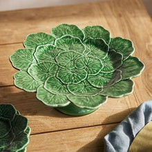 Load image into Gallery viewer, Bordallo Pinheiro Geranium Cake Stand