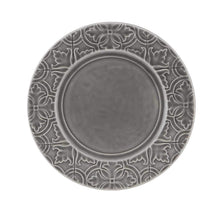 Load image into Gallery viewer, Bordallo Pinheiro Rua Nova Anthracite Dinner Plate, Set of 4