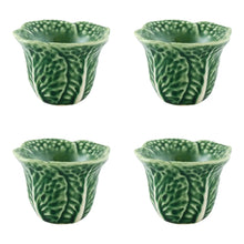 Load image into Gallery viewer, Bordallo Pinheiro Cabbage Egg Cup, Set of 4