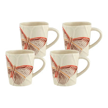 Load image into Gallery viewer, Bordallo Pinheiro Cloudy Butterflies Mug, Set of 4