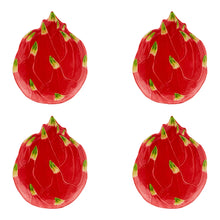 Load image into Gallery viewer, Bordallo Pinheiro Tropical Fruits Pitaya Dessert Plate, Set of 4