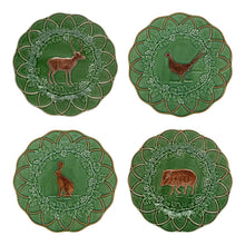 Load image into Gallery viewer, Bordallo Pinheiro Woods Assorted Snack Plate, Set of 4