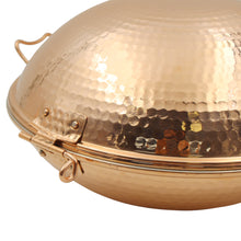 Load image into Gallery viewer, Traditional Hand Hammered Copper Cataplana Food Steamer Pot, Made in Portugal