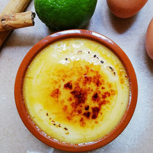 Load image into Gallery viewer, Hand-Painted Terracotta Crème Brûlée Dishes – Set of 4 Traditional Portuguese Dessert Bowls