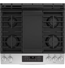 Load image into Gallery viewer, General Electric JGSS66SELSS 30" Slide-In Front-Control Convection Gas Range, 220-240 Volts Export Only - Special Order