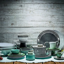 Load image into Gallery viewer, Bordallo Pinheiro Rua Nova Anthracite Salad Bowl