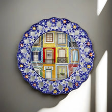 Load image into Gallery viewer, Hand-Painted Traditional Floral Portuguese Windows 11" Decorative Plate