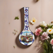Load image into Gallery viewer, Traditional Porto Portugal Decorative Ceramic Spoon Rest, Utensil Holder