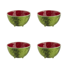 Load image into Gallery viewer, Bordallo Pinheiro Watermelon 17 oz. Bowl, Set of 4