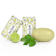 Load image into Gallery viewer, Ach Brito Luxo-Banho Lime Basil Soap, 350 g.