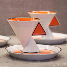 Load image into Gallery viewer, Vista Alegre Jazz Coffee Cup and Saucer, Set of 2