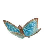 Load image into Gallery viewer, Bordallo Pinheiro Cloudy Butterflies 16" Fruit Bowl