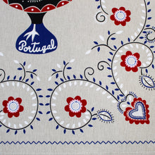 Load image into Gallery viewer, Traditional Portuguese Good Luck Rooster Cotton Kitchen Dish Towel, Set of 2